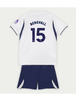Otroški Nogometna dresi replika Tottenham Hotspur Lucas Bergvall #15 Domači 2026-27 Kratek rokav (+ hlače)